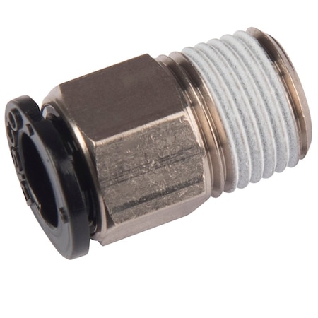 Fipa Straight screw fitting, Da: 8 mm, R1/8-male 30.009